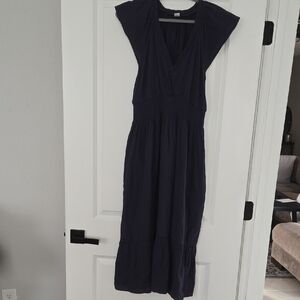 Old Navy Deep Blue Midi Dress